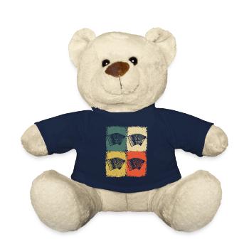 Accordion Styrian Harmonica Accordion - Teddy Bear - french navy - Front