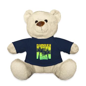 I'd rather be in Maui - Teddy Bear - french navy - Front