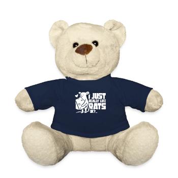 Ich Mag Ratten Einfach Sehr Süß Tier Ratte - Teddy - French Navy - Vorne