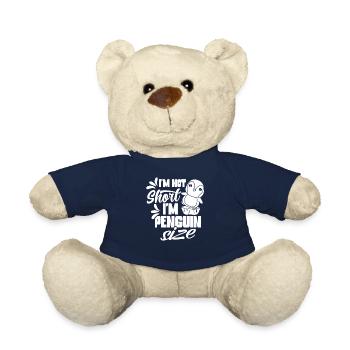Je ne suis pas petit Je suis de la taille d’un pingouin Pingouin - Nounours - bleu marine - Devant