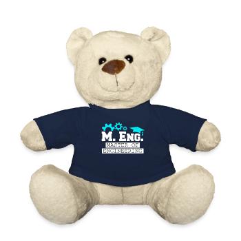 I am Master of Engineering Master's degree - Teddy Bear - french navy - Front