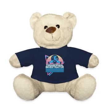 Paranormal Investigator Retro - Teddy Bear - french navy - Front