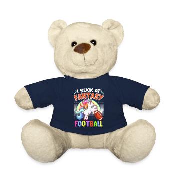 Ich suck at Fantasy Football Loser - Teddy Bear - french navy - Front