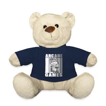 Retro Arcade Game Videospiel für Gamer - Teddy - French Navy - Vorne