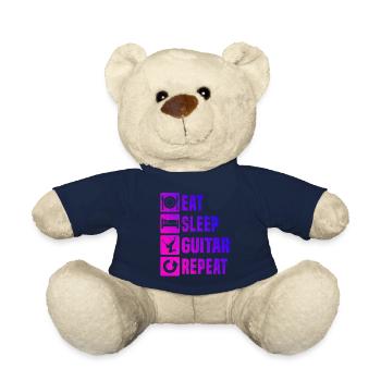 guitar classical guitar guitar player - Teddy Bear - french navy - Front