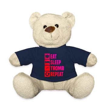 Trombonistes Trombonistes Jazz Tromboniste Trombone Trombone - Nounours - bleu marine - Devant