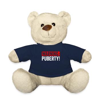 Warnung: Pubertät Teenager Sarkastisch Erwachsen - Teddy - French Navy - Vorne