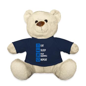 Bagpipes Bagpipes Bagpipe - Teddy Bear - french navy - Front