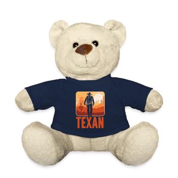 Texas Pride Texas Sayings Texan - Teddy Bear - french navy - Front