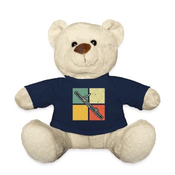 Bassoon Bassoon Bassoon Player Bassoonist - Teddy Bear - french navy - Front