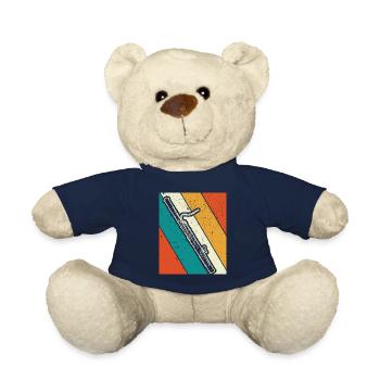 Bassoon Bassoon Bassoon Player Bassoonist - Teddy Bear - french navy - Front