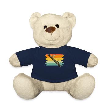 Bassoon Bassoon Bassoon Player Bassoonist - Teddy Bear - french navy - Front