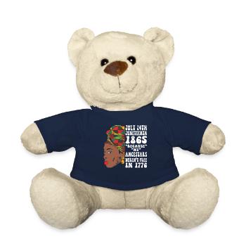 Juneteenth 1865 Schwarze Afrikanische Frau - Teddy - French Navy - Vorne