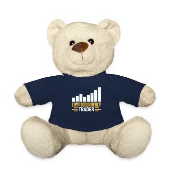 Cryptocurrency Trader Crypto Trader Crypto - Teddy Bear - french navy - Front