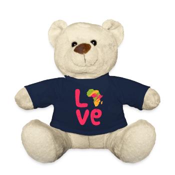 Africa Love Africa Love Africa - Teddy Bear - french navy - Front