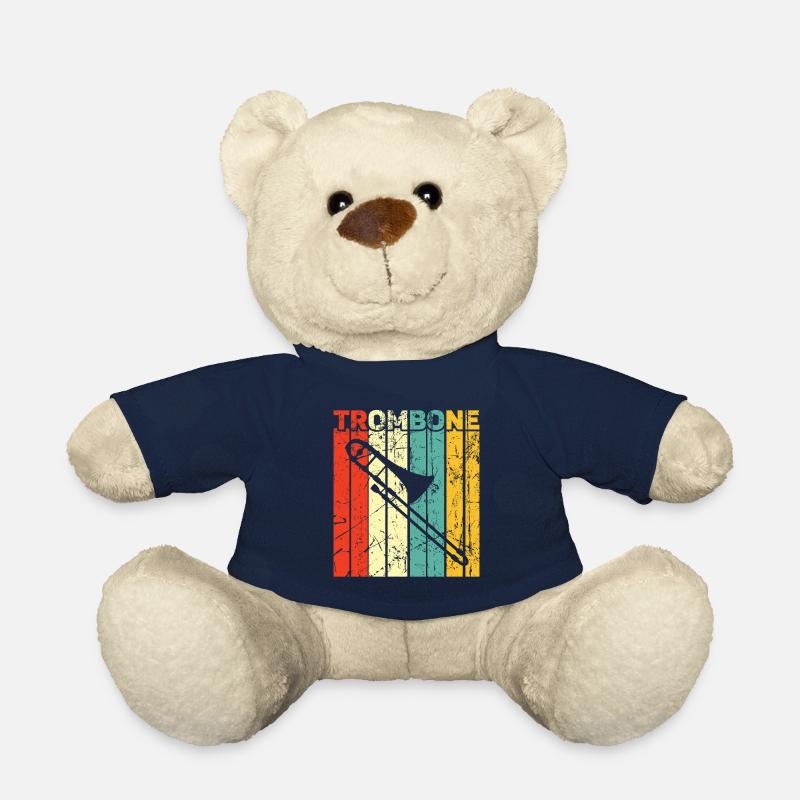 Trombone - Nounours - bleu marine