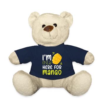 Ich bin nur wegen Mango hier - Teddy - French Navy - Vorne