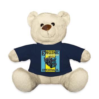 Tuning Spruch für Motorsport / Auto Fans - Teddy - French Navy - Vorne