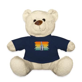 Double bass Double bass player Double bass player - Teddy Bear - french navy - Front