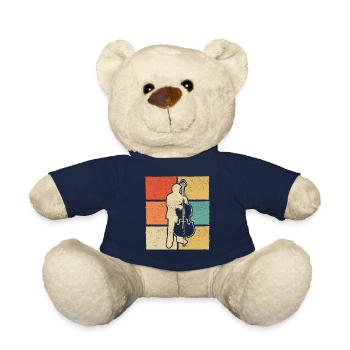 Double bass Double bass player Double bass player - Teddy Bear - french navy - Front