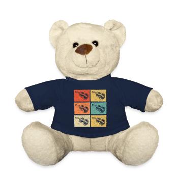 Double bass Double bass player Double bass player - Teddy Bear - french navy - Front