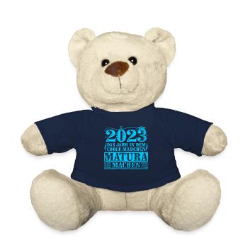 2023 das Jahr in dem coole Mädchen Matura machen - Teddy - French Navy - Vorne