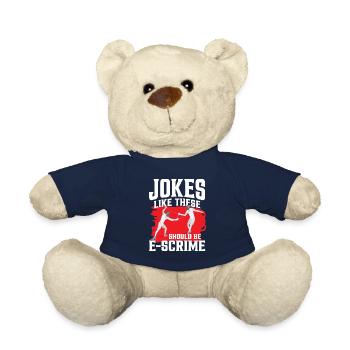 Jokes Like These Should Be E-Scrime - Teddy - French Navy - Vorne
