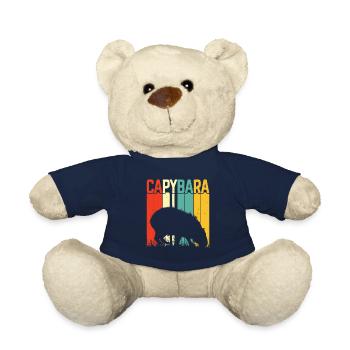 Capybara Animal Rodent Capibara - Teddy Bear - french navy - Front