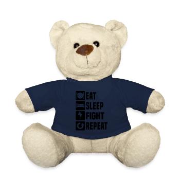 Thaiboxen Thaibox Thaiboxer Damen Thaiboxing - Teddy - French Navy - Vorne