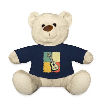 Ukulele Ukulele Player Ukulelist - Teddy Bear - french navy - Front