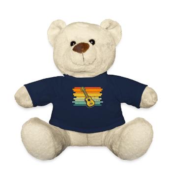 Ukulele Ukulele Player Ukulelist - Teddy Bear - french navy - Front