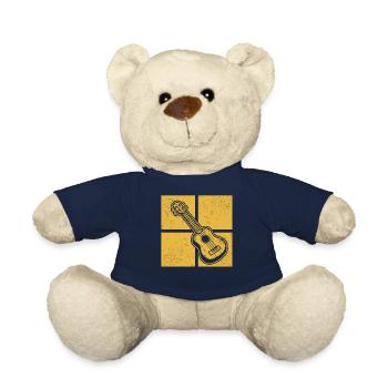 Ukulele Ukulele Player Ukulelist - Teddy Bear - french navy - Front