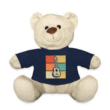 Ukulele Ukulele Player Ukulelist - Teddy Bear - french navy - Front