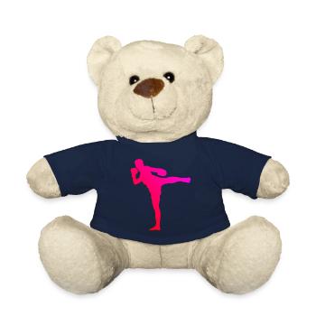 Thai Boxing Thai Boxing Muay Thai Thai Boxer - Teddy Bear - french navy - Front