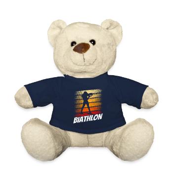 Biathlon Sport Biathletin Biathlet Biathlons - Teddy - French Navy - Vorne