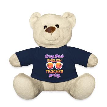 Professeur d’anglais en congé Professeur d’anglais Professeur d’anglais - Nounours - bleu marine - Devant