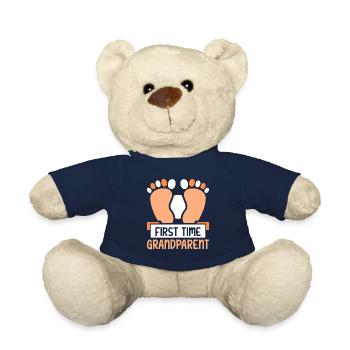 Zum Ersten Mal Großeltern Schwanger Süß Erstes Mal - Teddy - French Navy - Vorne