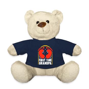 Das Erste Mal Opa Erstes Mal Großeltern Süß - Teddy - French Navy - Vorne