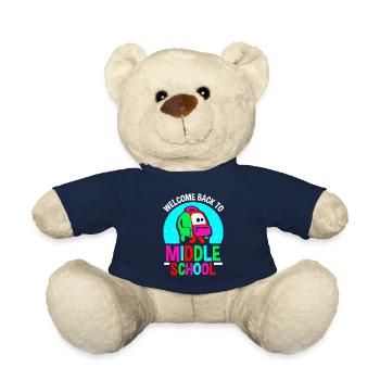 Willkommen Zurück In Der Mittelschule Schulstart - Teddy - French Navy - Vorne