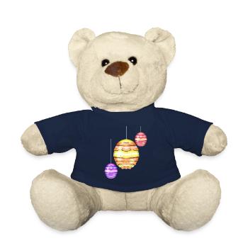 Egg Shaped Lanterns Easter Decoration For Easter - Teddy - French Navy - Vorne