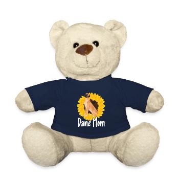Great Dane Mom Sunflower Dane Lovers - Teddy Bear - french navy - Front