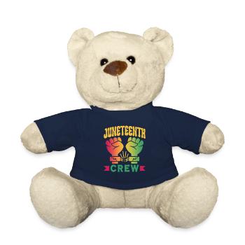Juneteenth Team Black African American 1865 - Teddy - French Navy - Vorne