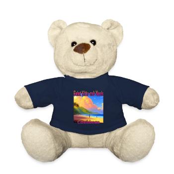 Beach in Saint Kitts and Nevis - Teddy Bear - french navy - Front