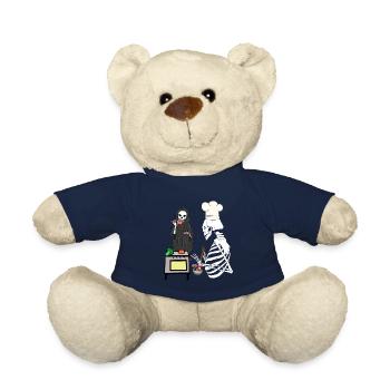 Geister Küche Horror Mitternacht kochen Gourmet - Teddy - French Navy - Vorne