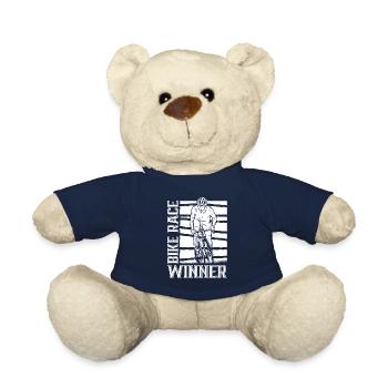 Winner of the cycling race Cyclists Cycling race - Teddy Bear - french navy - Front