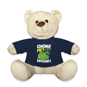 Schildkröten Spruch für Schildkrötenliebhaber - Teddy - French Navy - Vorne