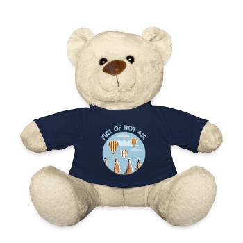 Heißluftballon & Ballon Fahrer Geschenk - Teddy - French Navy - Vorne