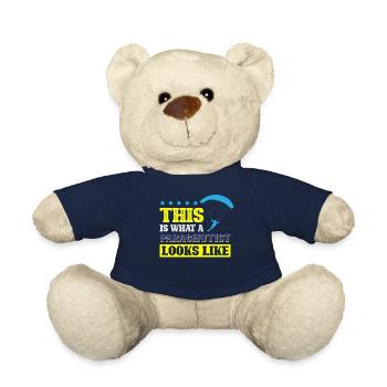 This Is What A Parachutist Looks Like - Teddy Bear - french navy - Front