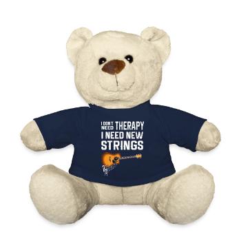 Gitarre Musik Gitarisst Gitarren Spruch - Teddy - French Navy - Vorne