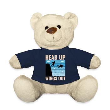 Wingsuit fliegen Base Jumping Fallschirmspringen Wingsuiting - Teddy - French Navy - Vorne